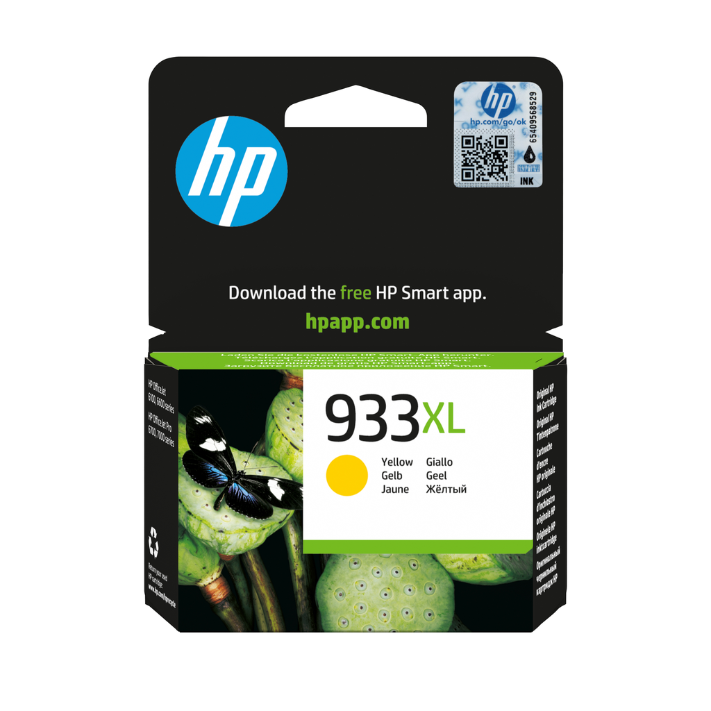 [CN056AE] Cartouche d'encre HP 933XL / CN056AE jaune XL, 825 pages