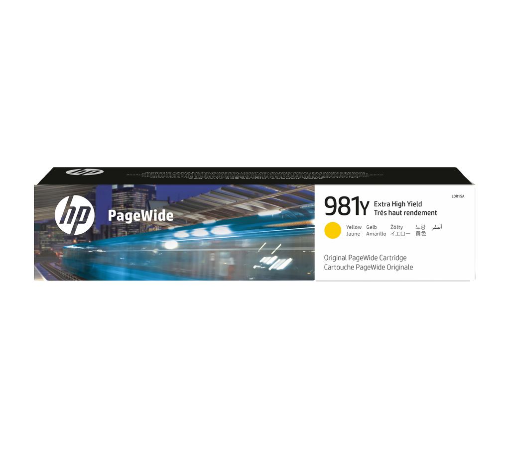 [L0R15A] HP 981Y / L0R15A yellow XL ink cartridge, 16,000 pages