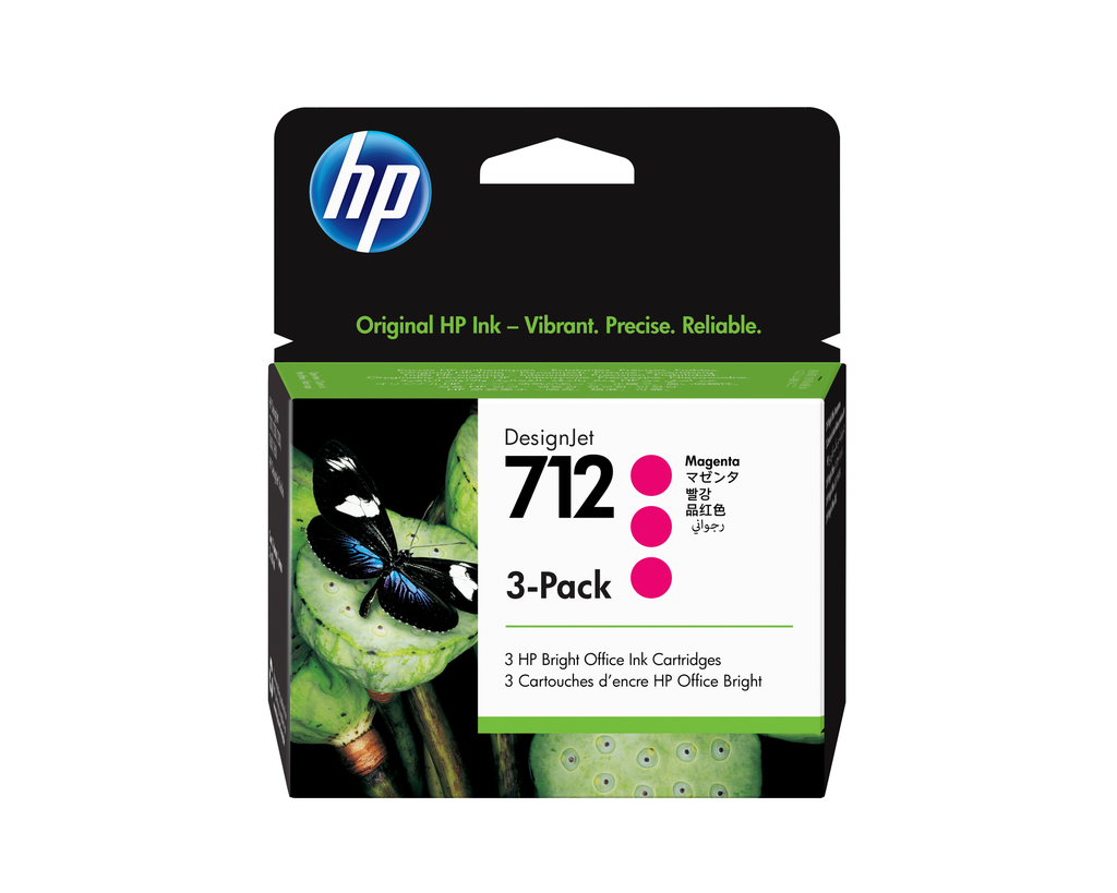 [3ED78A] HP 712 / 3ED78A magenta ink cartridge, 29 ml (3-pack)