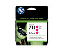 Tintenpatrone HP 711 / CZ135A Magenta, 29 ml (3er-Pack)