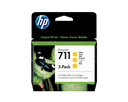 Tintenpatrone HP 711 / CZ136A Gelb, 29 ml (3er-Pack)