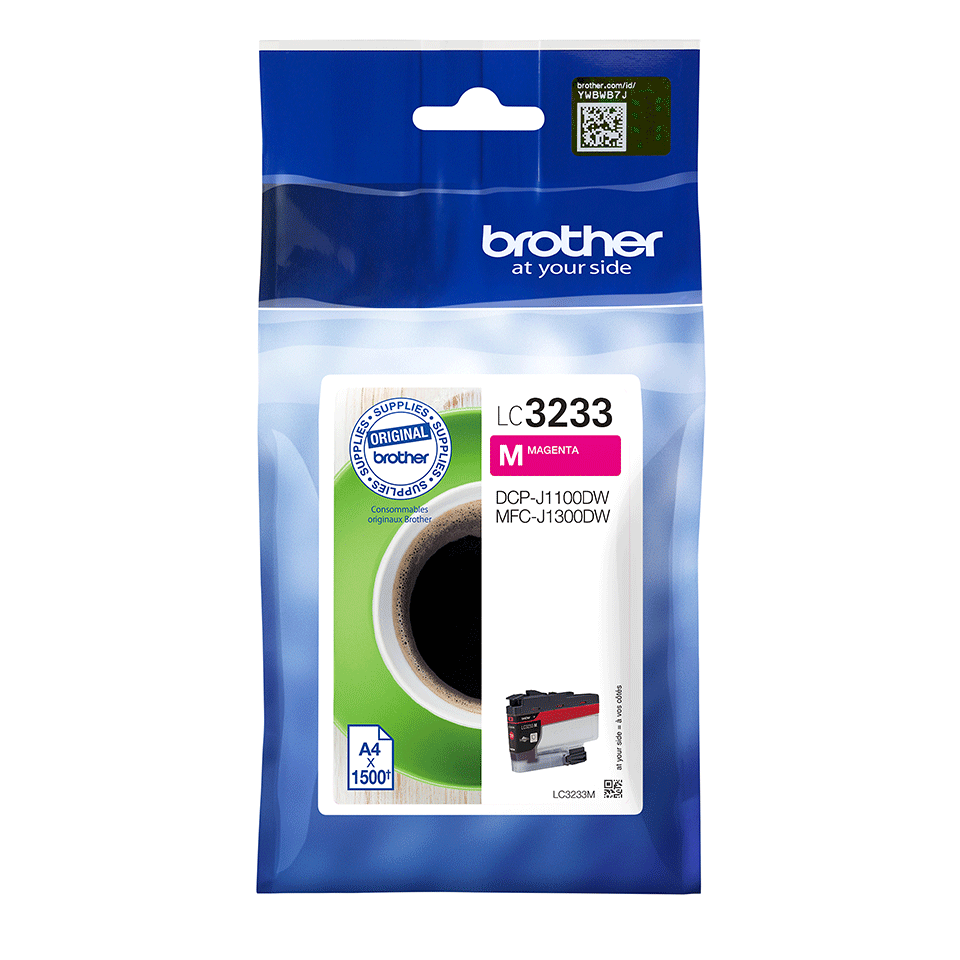 [LC3233M] Cartouche d'encre Brother LC-3233M / LC3233M magenta, 1 500 pages