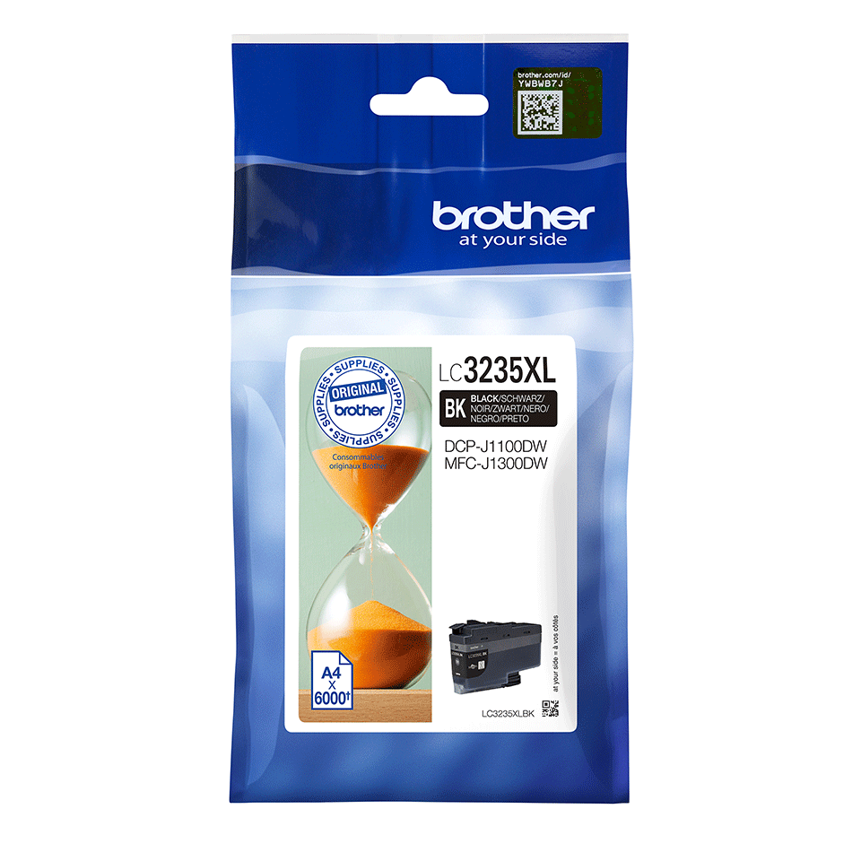 Brother LC-3235XLBK / LC3235XLBK black ink cartridge XL, 6,000 pages