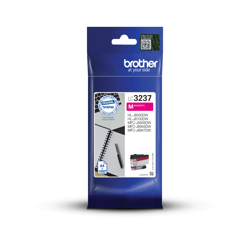 Brother LC-3237M / LC3237M magenta ink cartridge, 1,500 pages