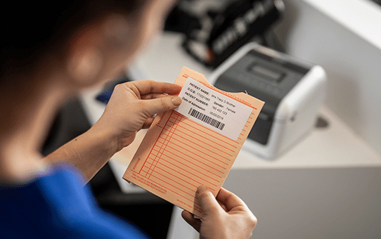 Brother BDE-1J044076-066 die-cut labels thermal paper, 76 x 44 mm, 400 labels x 8 rolls