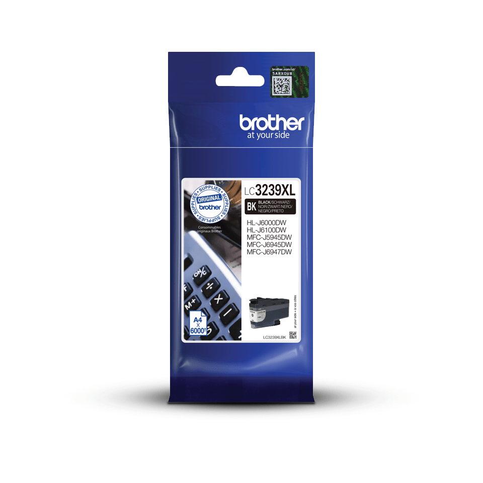 [LC3239XLBK] Cartouche d'encre Brother LC-3239XLBK / LC3239XLBK noire XL, 6 000 pages
