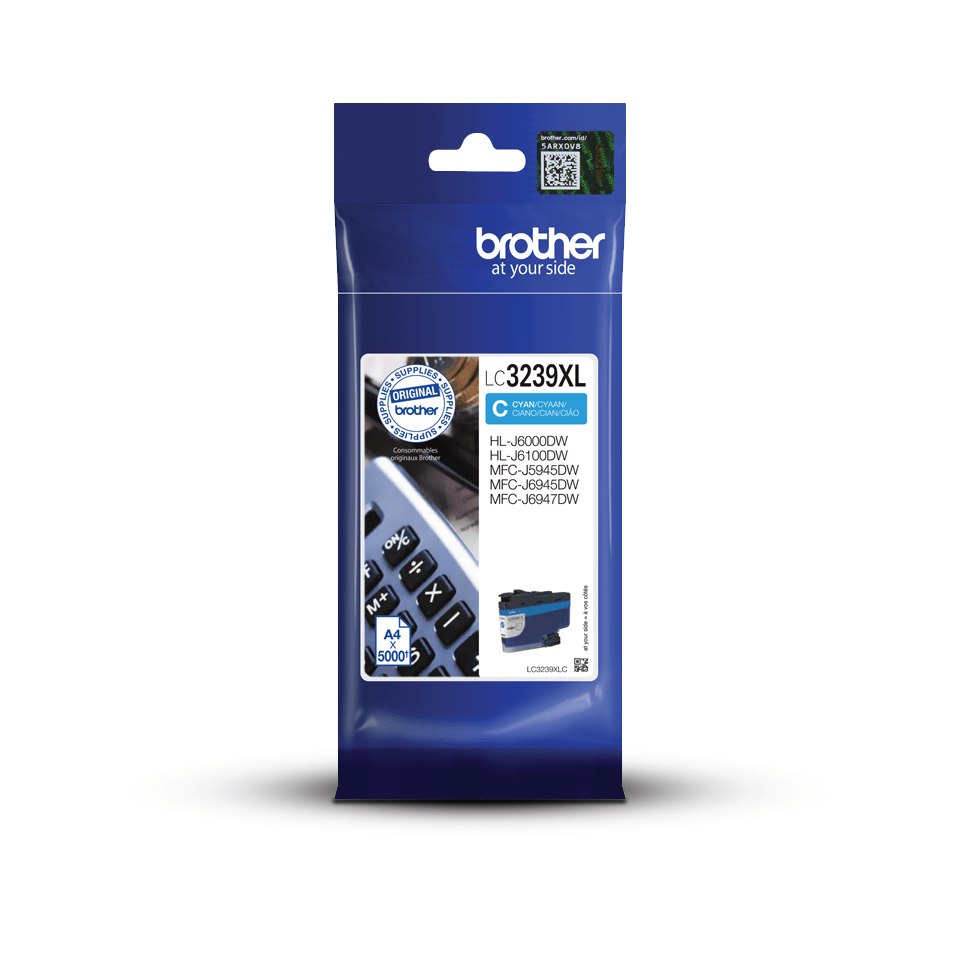 [LC3239XLC] Brother Tintenpatrone LC-3239XLC / LC3239XLC Cyan XL, 5.000 Seiten