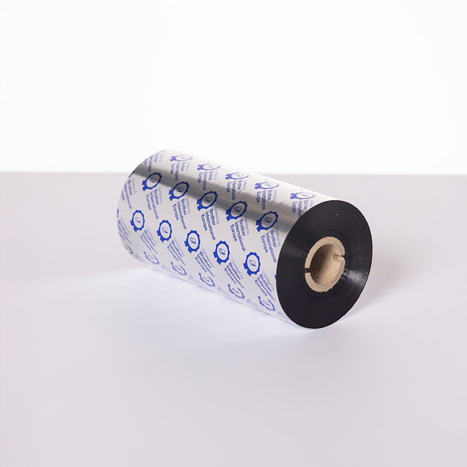 Brother BSS-1D450-154 standard wax-resin thermal transfer ribbon, 154 mm x 450 m, pack of 5