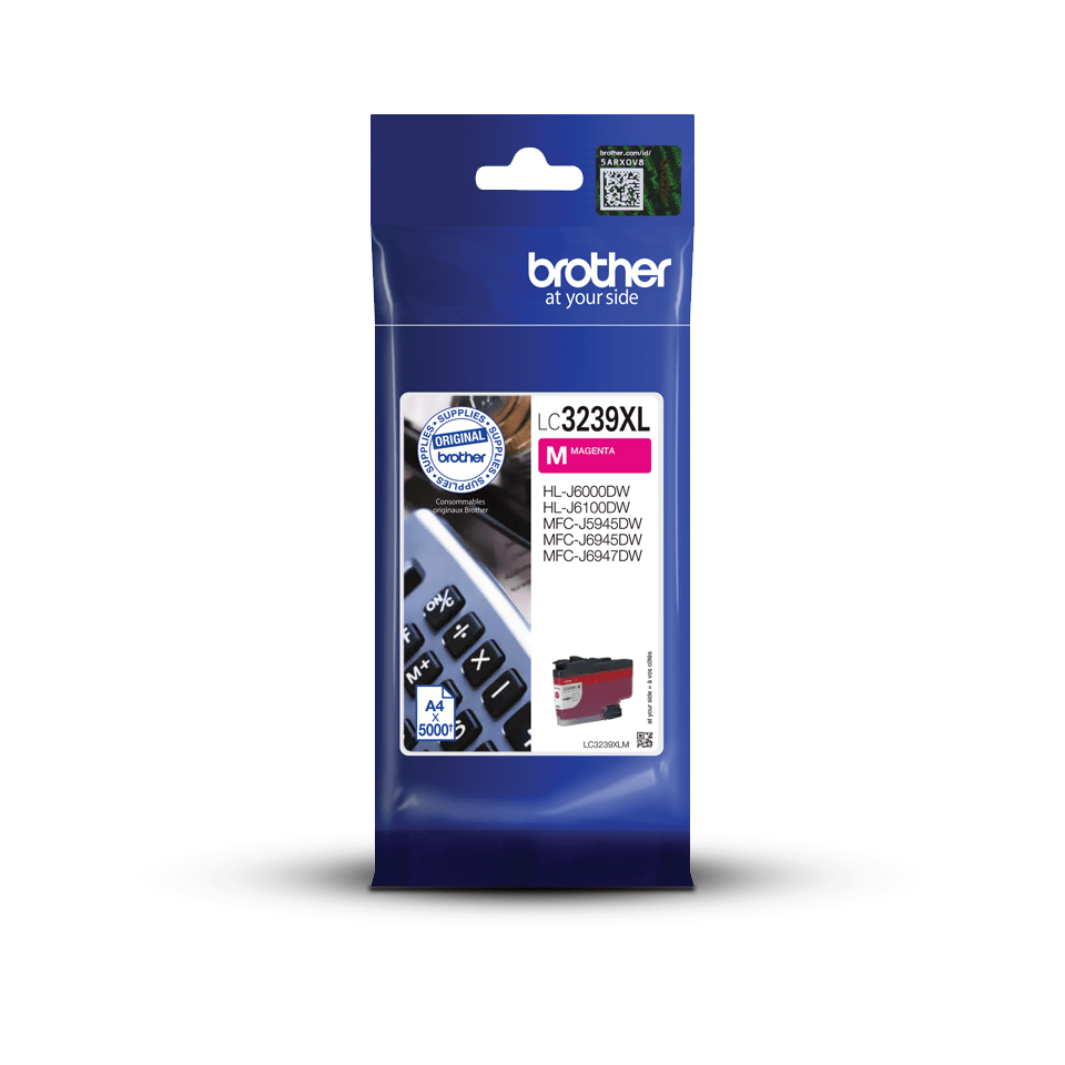 [LC3239XLM] Cartouche d'encre Brother LC-3239XLM / LC3239XLM magenta XL, 5 000 pages