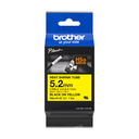 Brother Schrumpfschlauch HSe-211E / HSE211E, schwarz auf weiß, 5,2 mm x 1,5 m