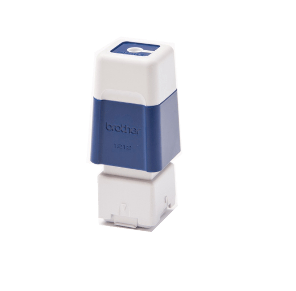 [PR1212E6P] Brother PR1212E6P pre-inked stamps 12 x 12 mm blue, pack of 6