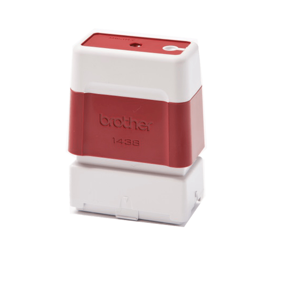 Brother PR1438R6P Fertigstempel 14 x 38 mm rot, 6er-Pack