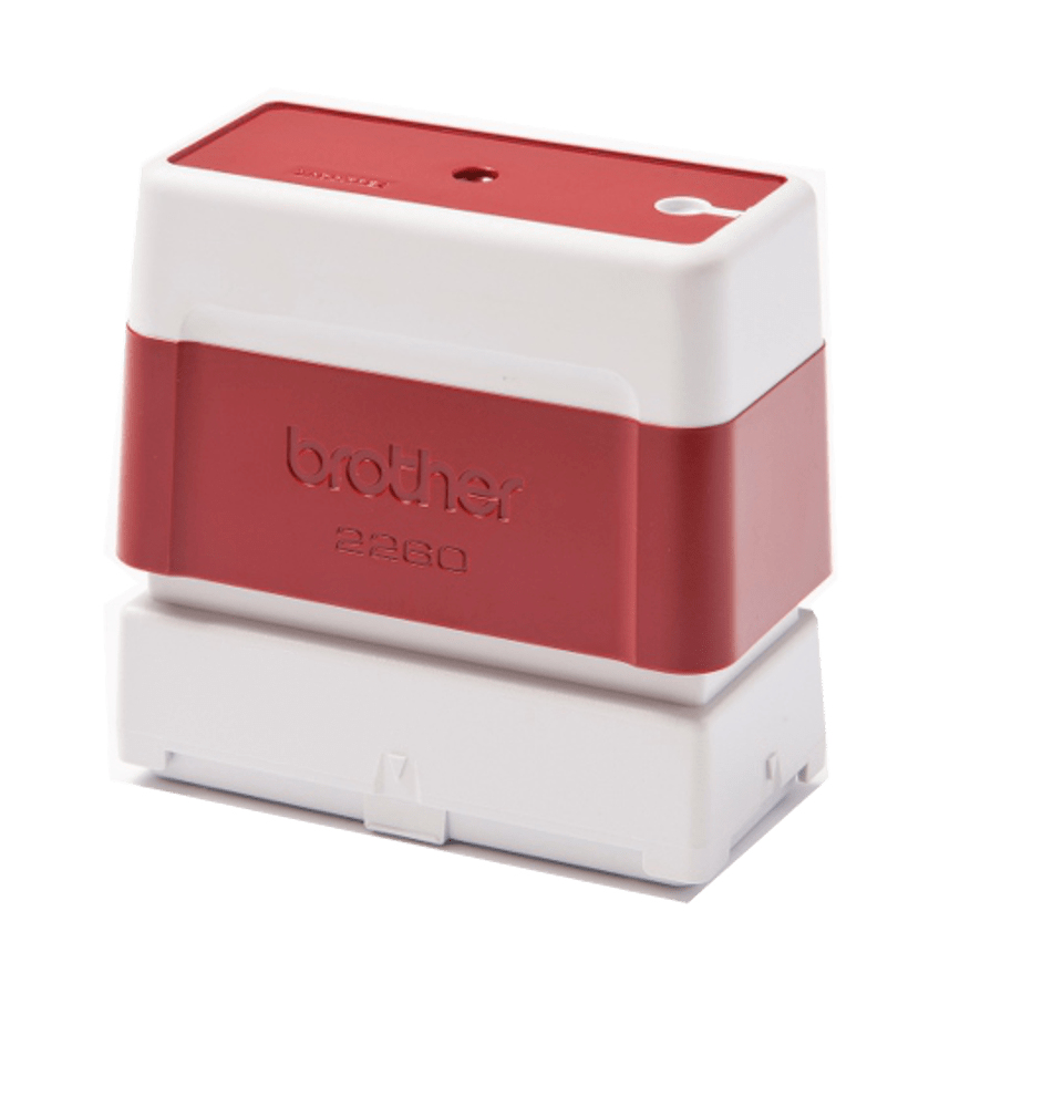 Brother PR2260R6P pre-inked stamps 22 x 60 mm red, pack of 6