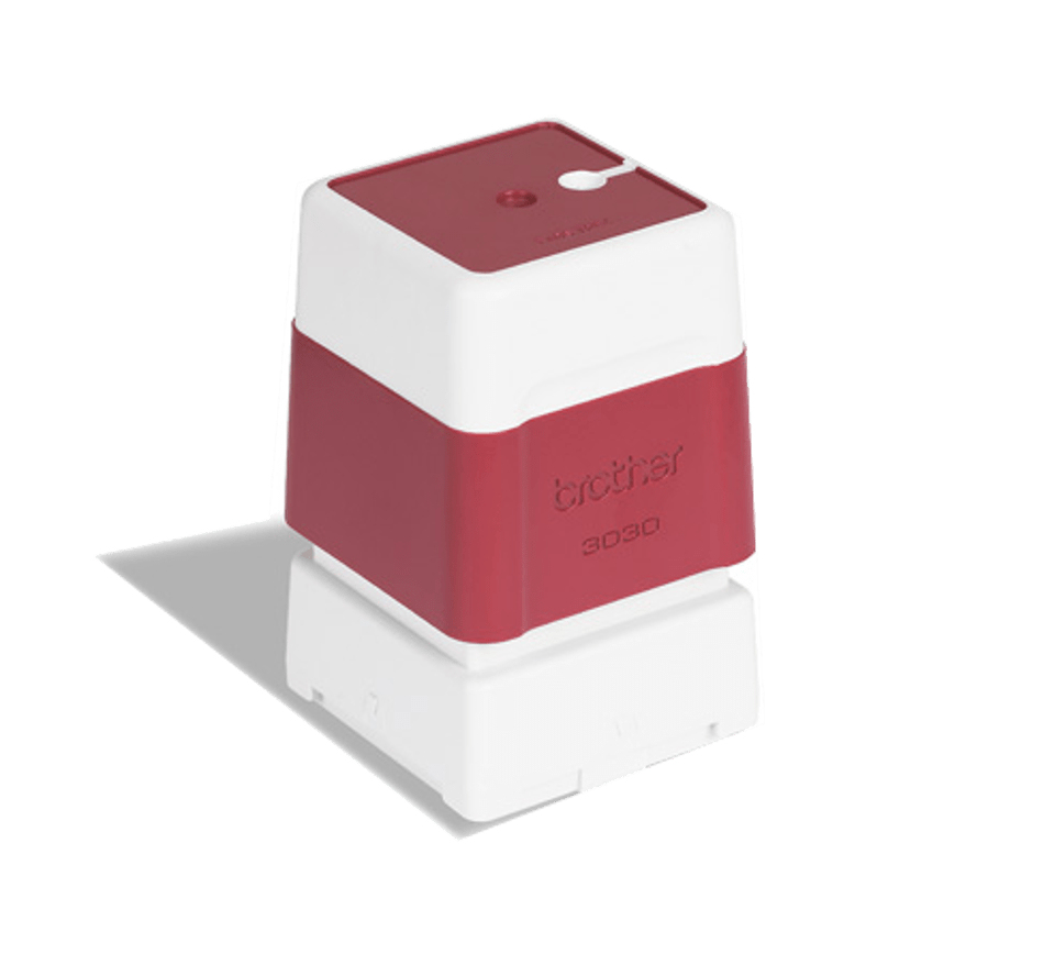 Tampons Brother PR3030R6P 30 x 30 mm rouge, lot de 6