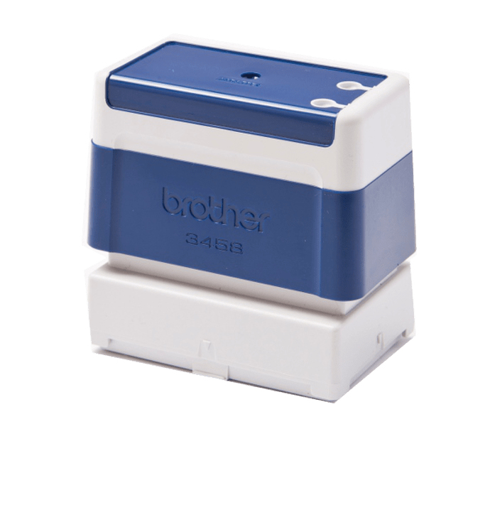 Brother PR3458E6P pre-inked stamps 34 x 58 mm blue, pack of 6