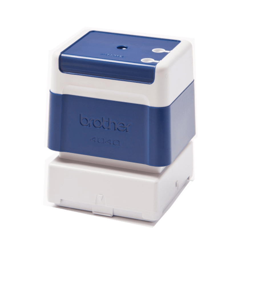 Tampons Brother PR4040E6P 40 x 40 mm bleu, lot de 6