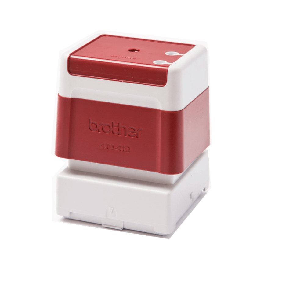 Brother PR4040R6P pre-inked stamps 40 x 40 mm red, pack of 6