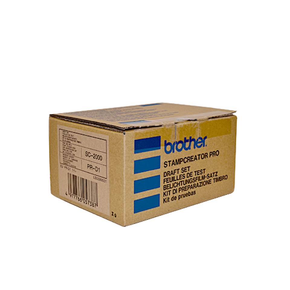 Brother PRD1 Kit Druckfolien und Farbband für Stamp Creator, 150 Abdrücke