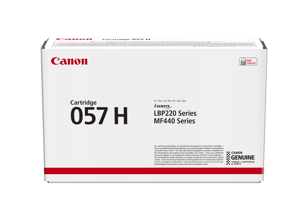 Toner Canon 057H / 3010C002 noir XL, 10 000 pages