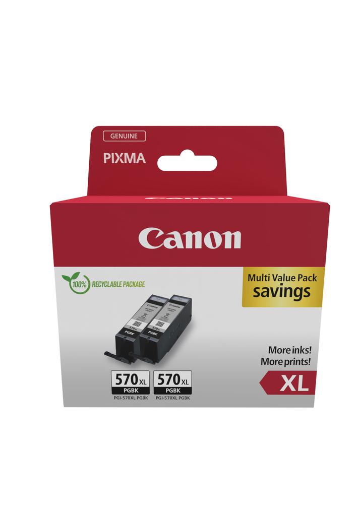 [0318C010] Canon PGI-570XL / 0318C010 black XL ink 2-pack