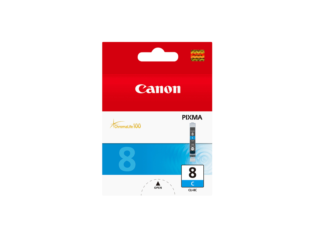 Tintenpatrone Canon CLI-8C / 0621B001 Cyan, 790 Seiten