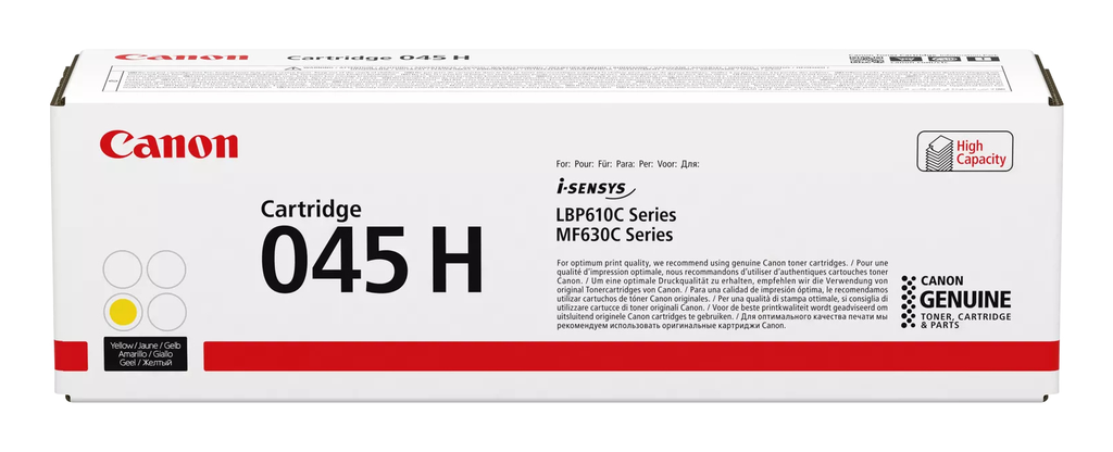 Toner Canon 045H / 1243C002 Gelb XL, 2.200 Seiten