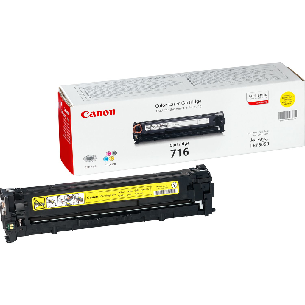 Canon 716 / 1977B002 yellow toner, 1,500 pages