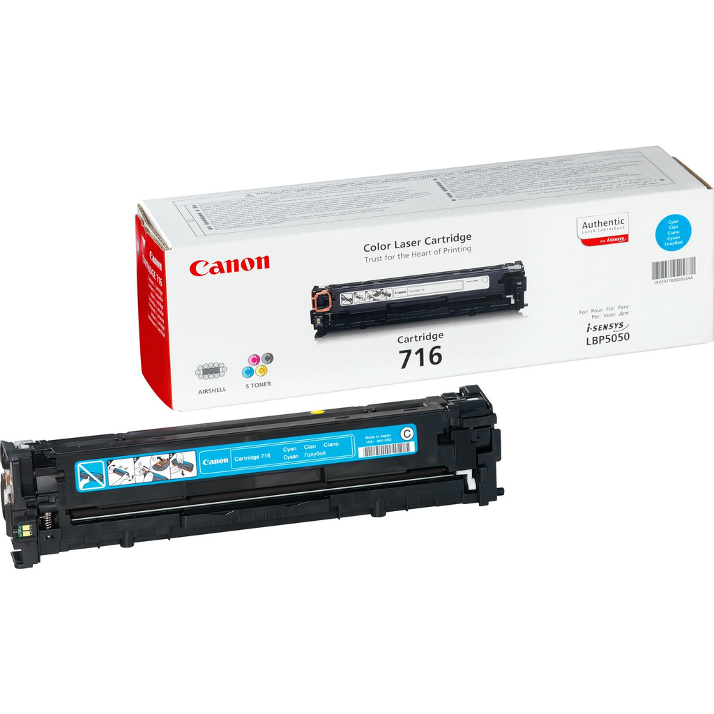[1979B002] Toner Canon 716 / 1979B002 Cyan, 1.500 Seiten
