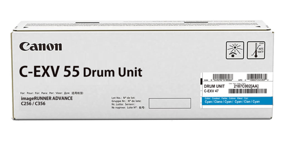 [2187C002] Canon C-EXV55 / 2187C002 cyan imaging drum, 45,000 pages