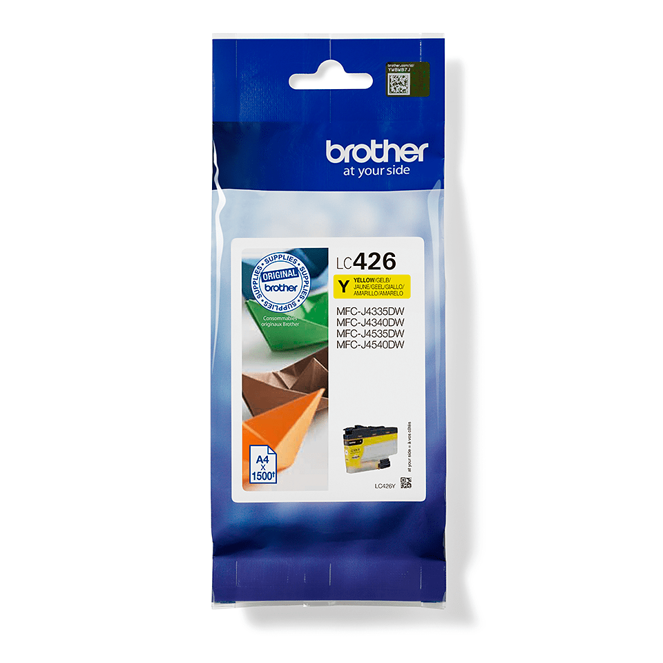 [LC426Y] Cartouche d'encre Brother LC-426Y / LC426Y jaune, 1 500 pages
