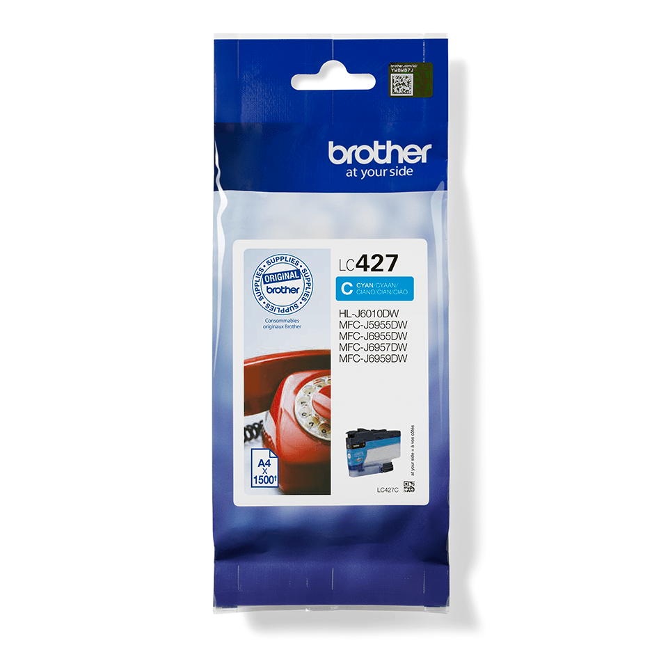 [LC427C] Brother LC-427C / LC427C cyan ink cartridge, 1,500 pages