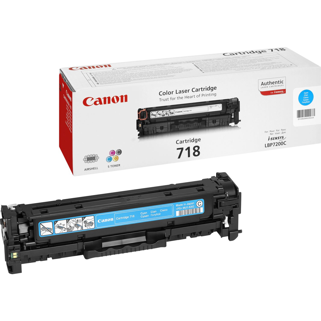 [2661B014] Canon 718CP / 2661B014 cyan toner, 2,900 pages