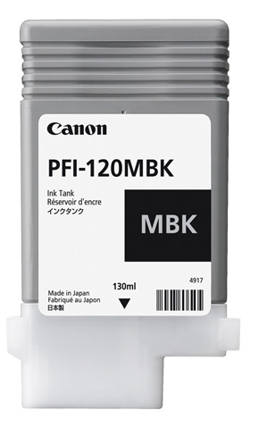 [2884C001] Tintenpatrone Canon PFI-120MBK / 2884C001 Mattschwarz, 130 ml