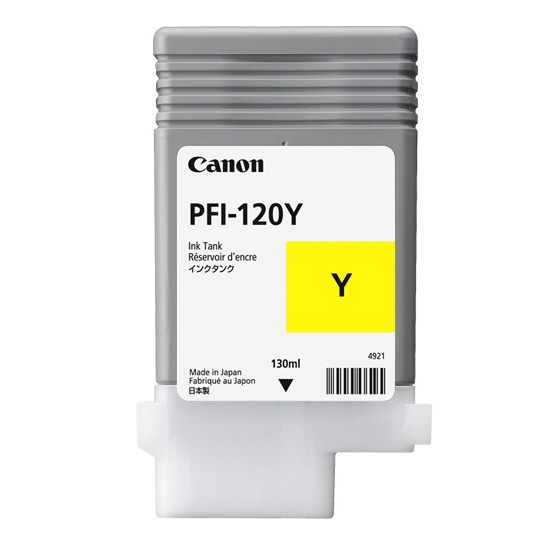 Tintenpatrone Canon PFI-120Y / 2888C001 Gelb, 130 ml