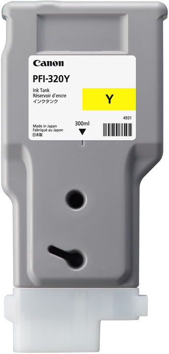 Tintenpatrone Canon PFI-320Y / 2893C001 Gelb XL, 300 ml