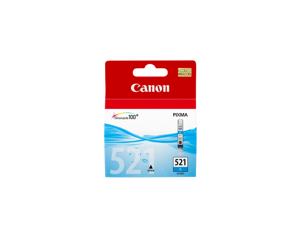 [2934B001] Tintenpatrone Canon CLI-521C / 2934B001 Cyan, 505 Seiten