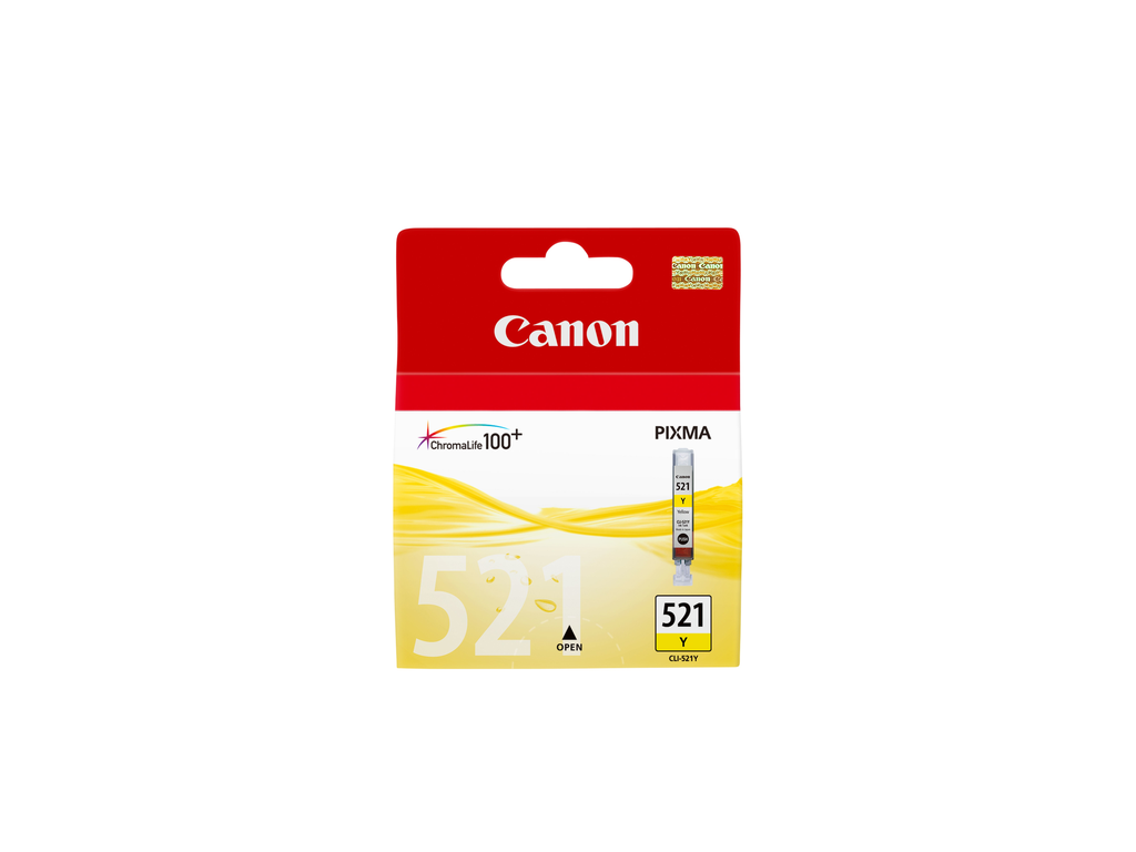 [2936B001] Tintenpatrone Canon CLI-521Y / 2936B001 Gelb, 510 Seiten
