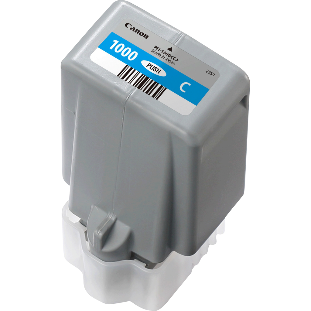 [0547C001] Cartouche d'encre Canon PFI-1000 / 0547C001 cyan, 5 025 pages