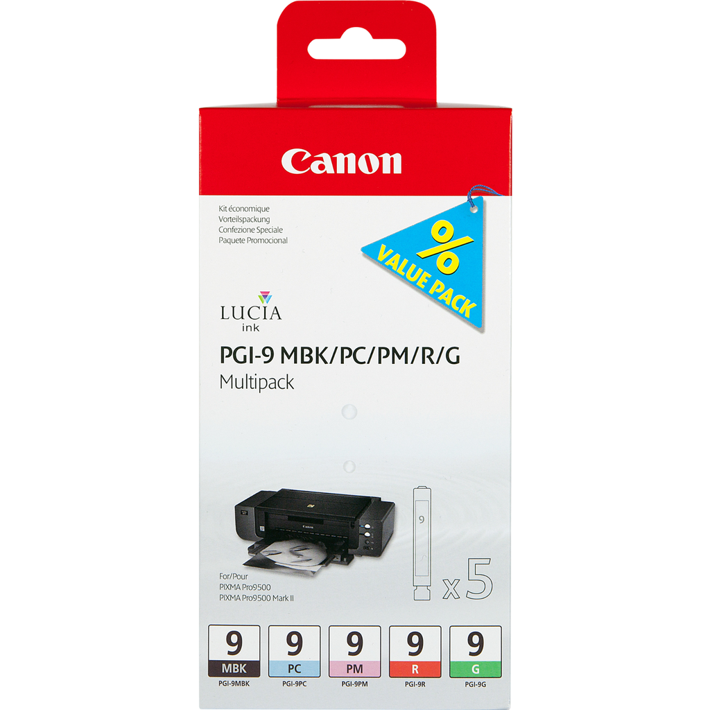 Canon 1033B013 ink pack, 5 cartridges