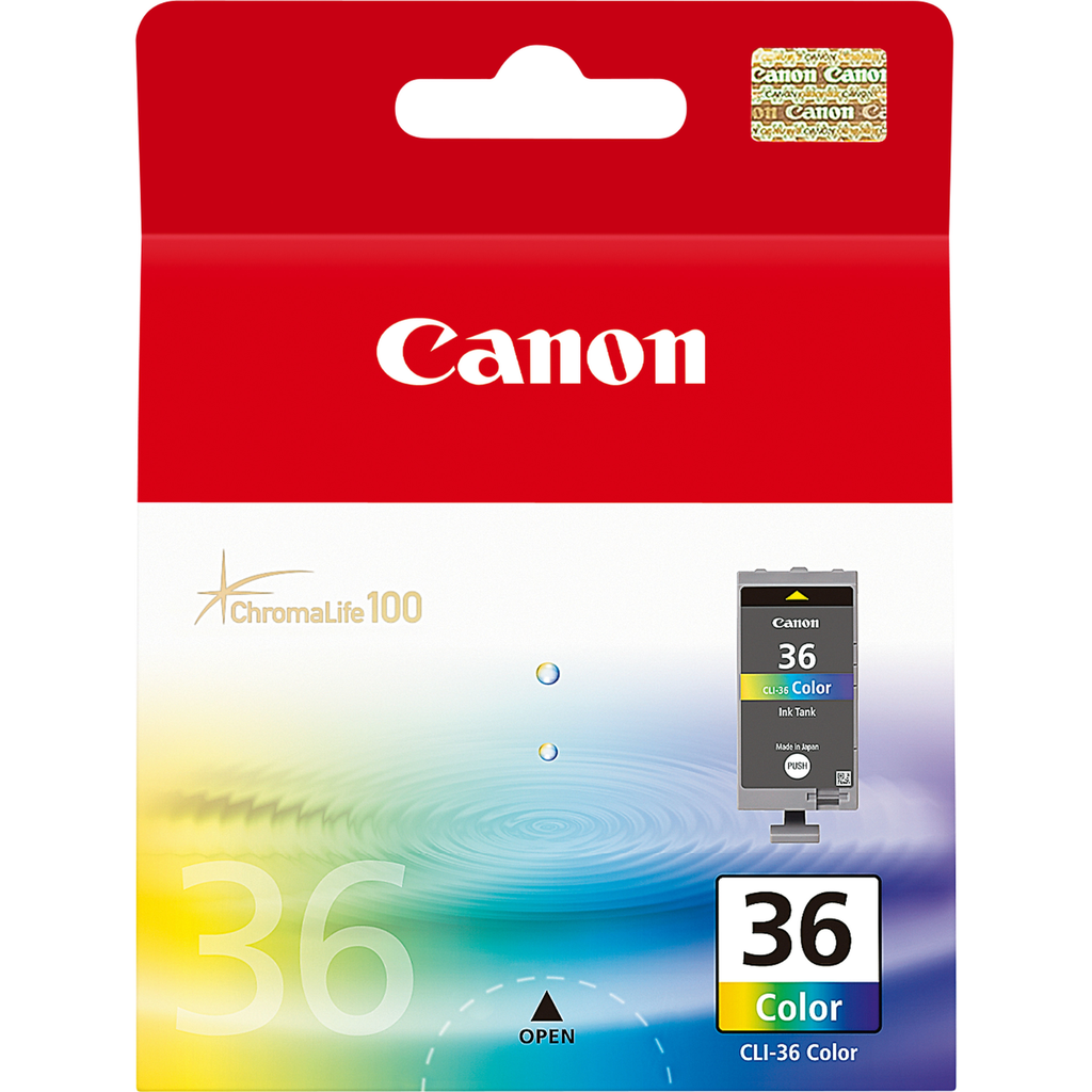 [1511B001] Tintenpatrone Canon CLI-36 / 1511B001 Dreifarbig, 249 Seiten