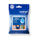 Brother Tintenpatrone LC-521C / LC521C Cyan, 500 Seiten