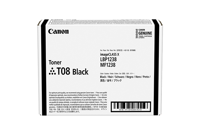 Canon T08 / 3010C006 black toner, 11,000 pages