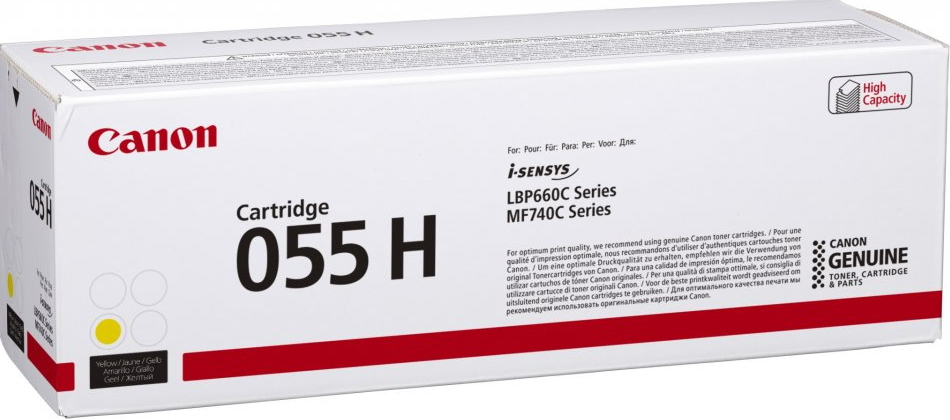 [3017C002] Canon 055H / 3017C002 yellow XL toner, 5,900 pages
