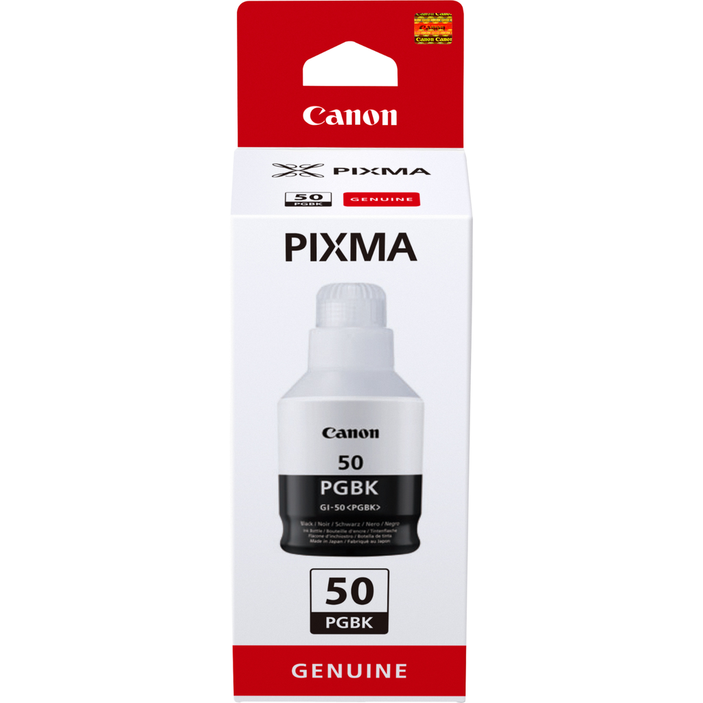 Tintenflasche Canon GI-50PGBK / 3386C001 Schwarz, 6.000 Seiten