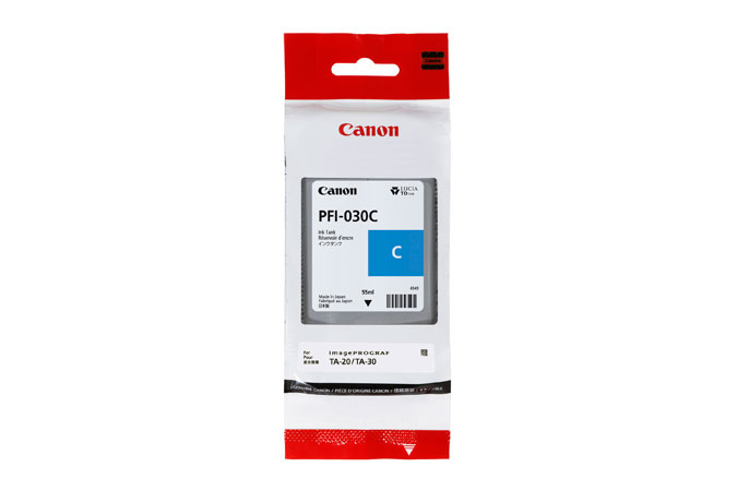 [3490C001] Canon PFI-030C / 3490C001 cyan ink cartridge, 55 ml