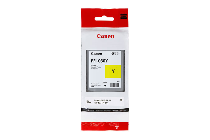 [3492C001] Canon PFI-030Y / 3492C001 yellow ink cartridge, 55 ml