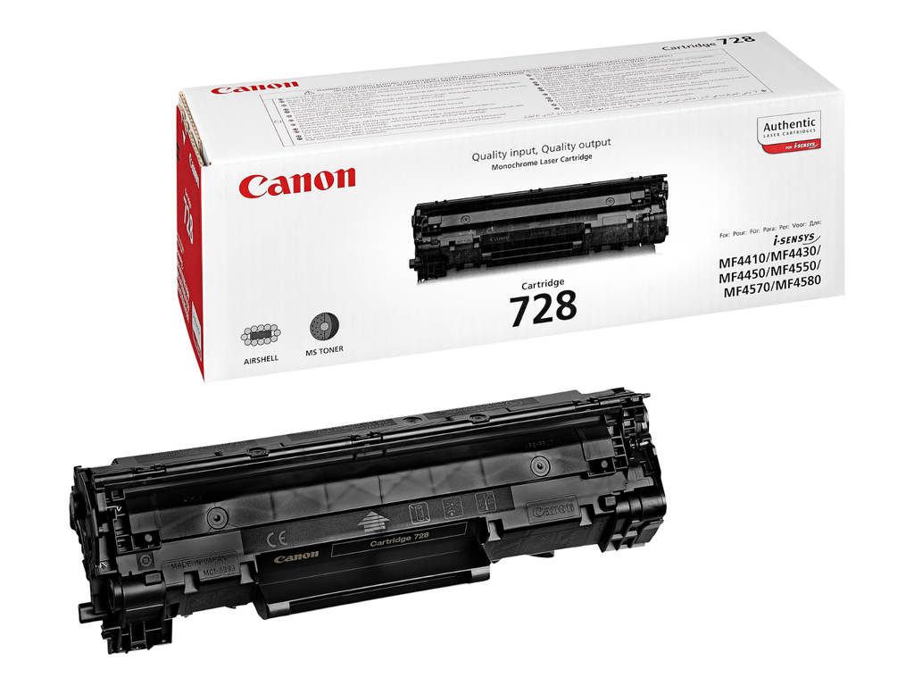 Canon 728 / 3500B002 black toner, 2,100 pages