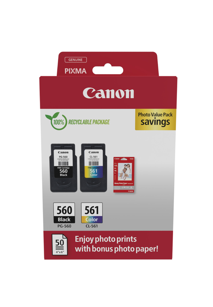 Canon PG-560/CL-561 / 3713C008 4-color ink pack