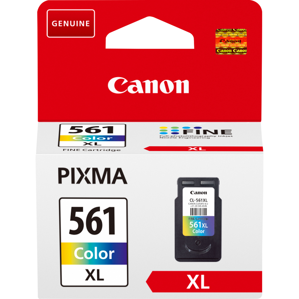 Cartouche d'encre Canon CL-561XL / 3730C001 3 couleurs XL, 300 pages