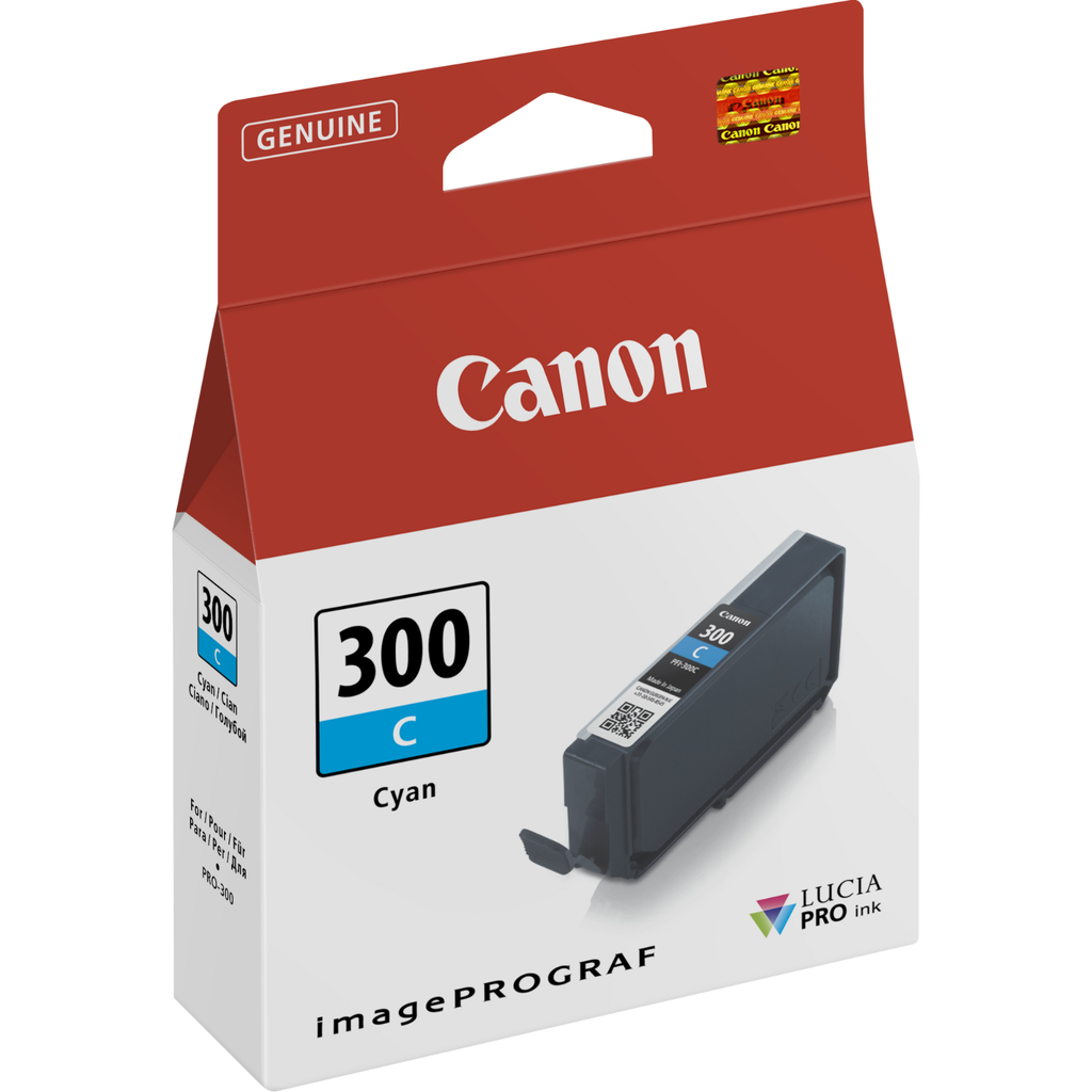 [4194C001] Cartouche d'encre Canon PFI-300 / 4194C001 cyan, 735 pages